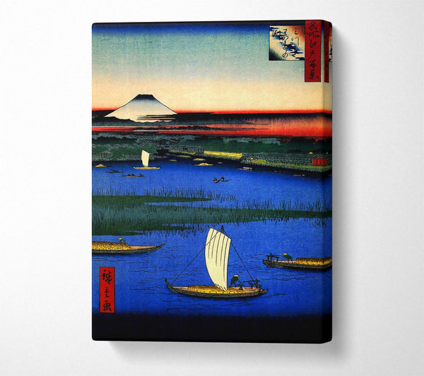  A Canvas Print of Hiroshige Mitsumata Canvas Print