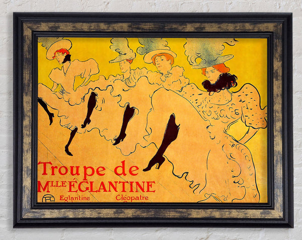 Toulouse Lautrec Mlles Eglantines 2 Framed Print