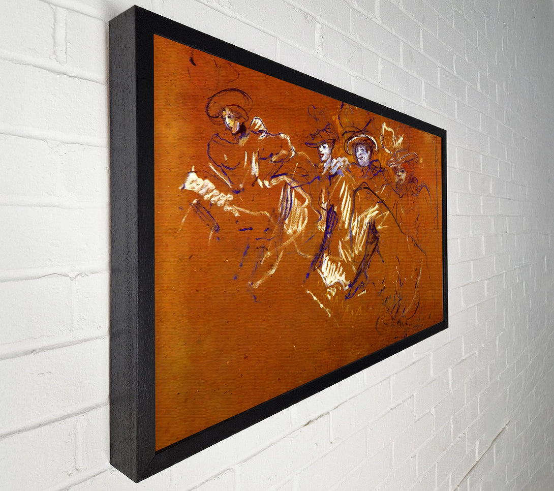  A Canvas Print of Toulouse Lautrec Mlles Eglantines Canvas Wall Art