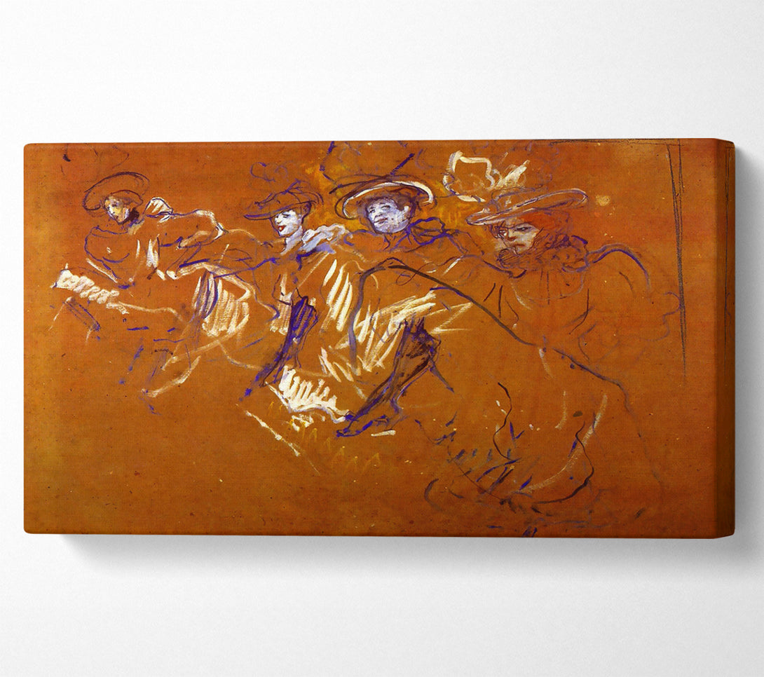  A Canvas Print of Toulouse Lautrec Mlles Eglantines Canvas Wall Art