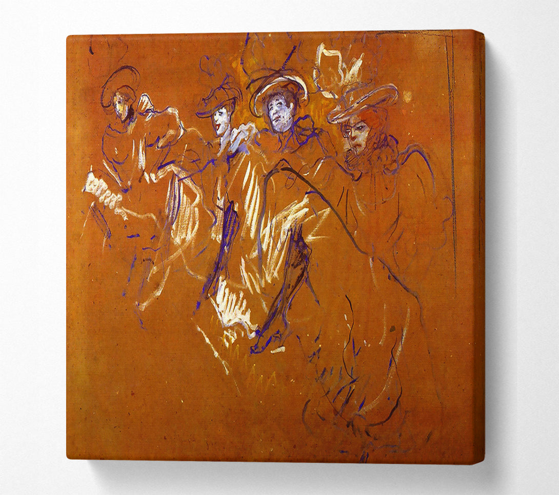  A Canvas Print of Toulouse Lautrec Mlles Eglantines Canvas Wall Art