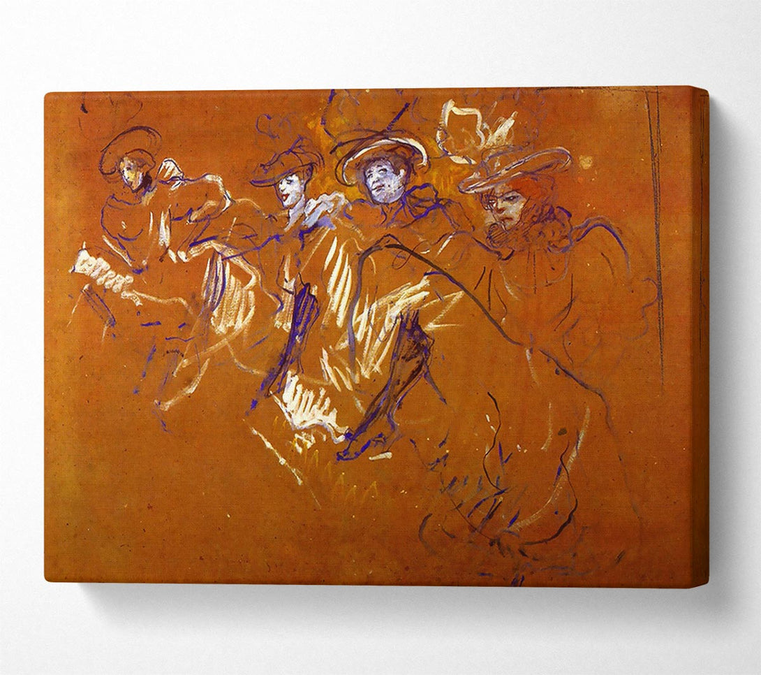  A Canvas Print of Toulouse Lautrec Mlles Eglantines Canvas Wall Art