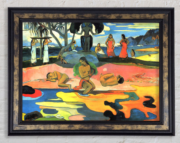 Gauguin Mohana No Atua Framed Print