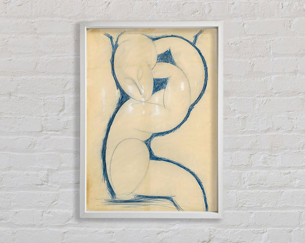 Mondigliani Caryatid Framed Print