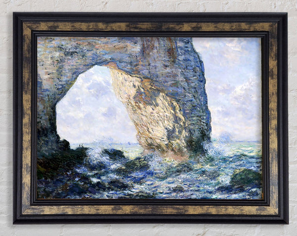 Monet The Manneporte Framed Print