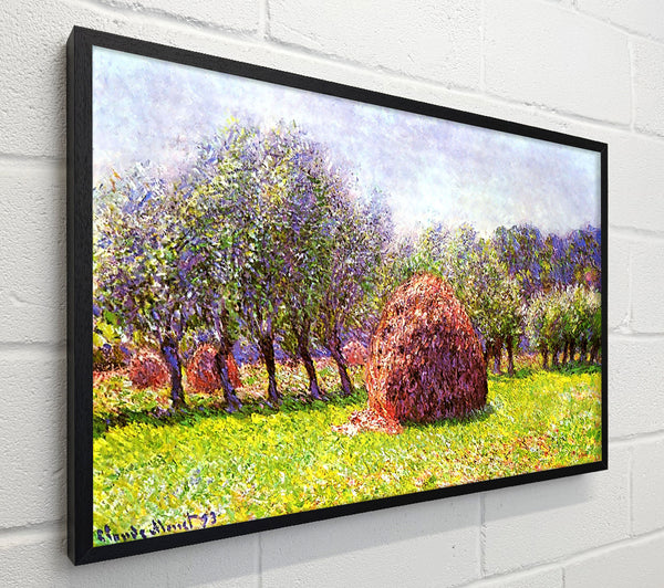Monet Heap Of Hay In The Field