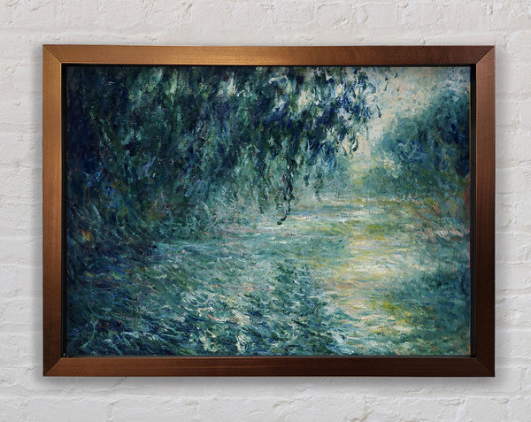 Monet Morning On The Seine Framed Print