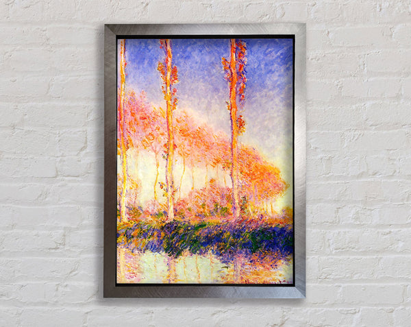 Monet Poplars 2 Framed Print