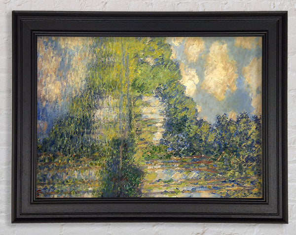 Monet Poplars On The Epte Framed Print