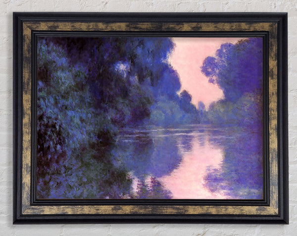 Monet Seine Arm At Giverny Framed Print