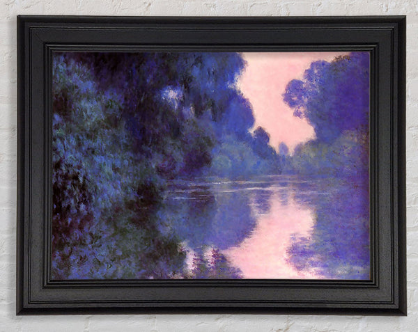 Monet Seine Arm At Giverny Framed Print