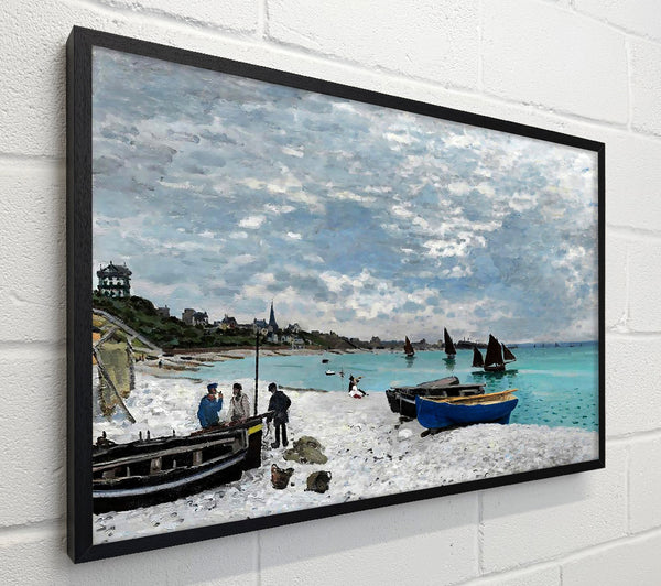 Monet The Beach At Sainte-Adresse