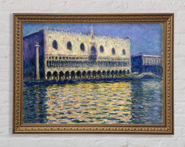 Monet The Doges Palace Framed Print