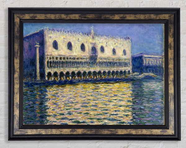Monet The Doges Palace Framed Print
