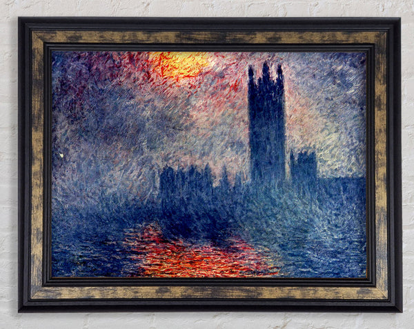 Monet The Thames Framed Print
