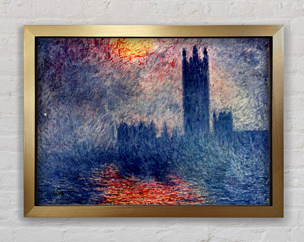 Monet The Thames Framed Print