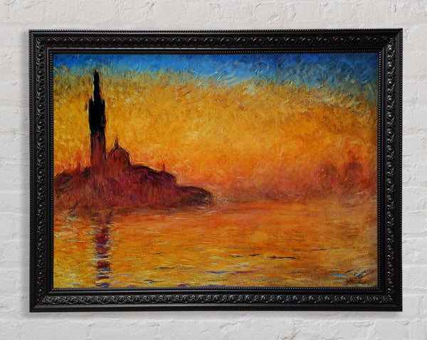 Monet Venice At Twilight Framed Print