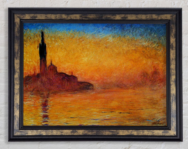 Monet Venice At Twilight Framed Print