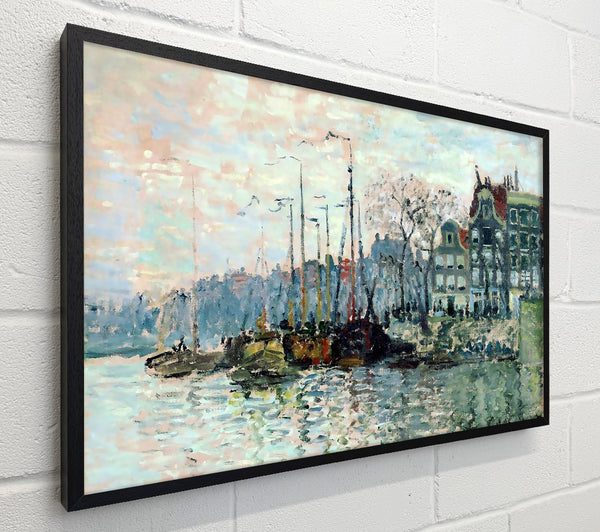 Monet View Of The Kromme Waal In Amsterdam