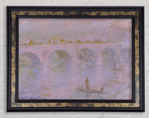 Monet Waterloo Bridge In London Framed Print