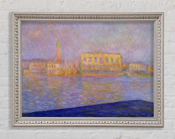 Monet The Doges Palace Sunset Framed Print