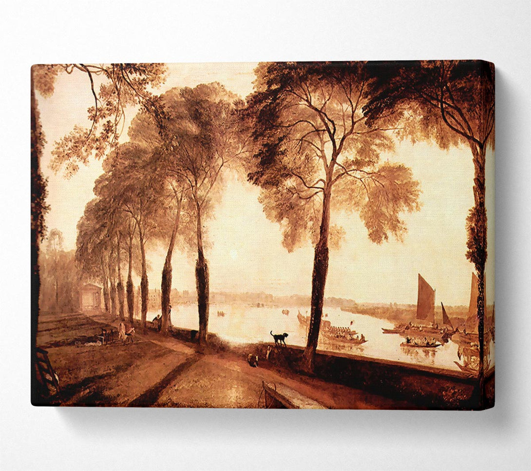  A Canvas Print of Joseph Mallord Turner Mortlake Terrace Canvas Wall Art