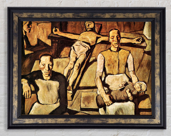 Albin Egger-Lienz Mother Framed Print