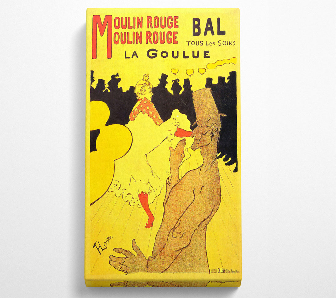  A Canvas Print of Toulouse Lautrec Moulin Rouge La Goulue Canvas Art