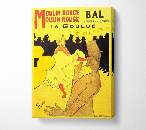  A Canvas Print of Toulouse Lautrec Moulin Rouge La Goulue Canvas Art