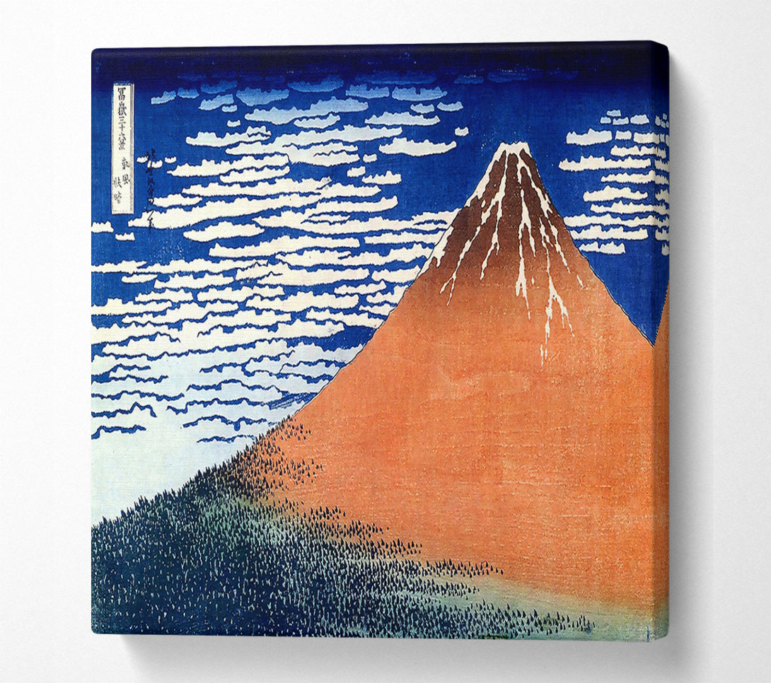  A Canvas Print of Hokusai Mount Fuji Canvas Art