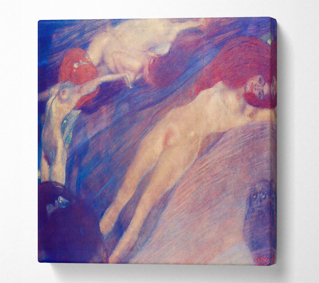  A Canvas Print of Klimt Moving Water Canvas Print