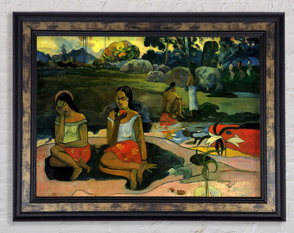Gauguin Nave Nave Moe Framed Print
