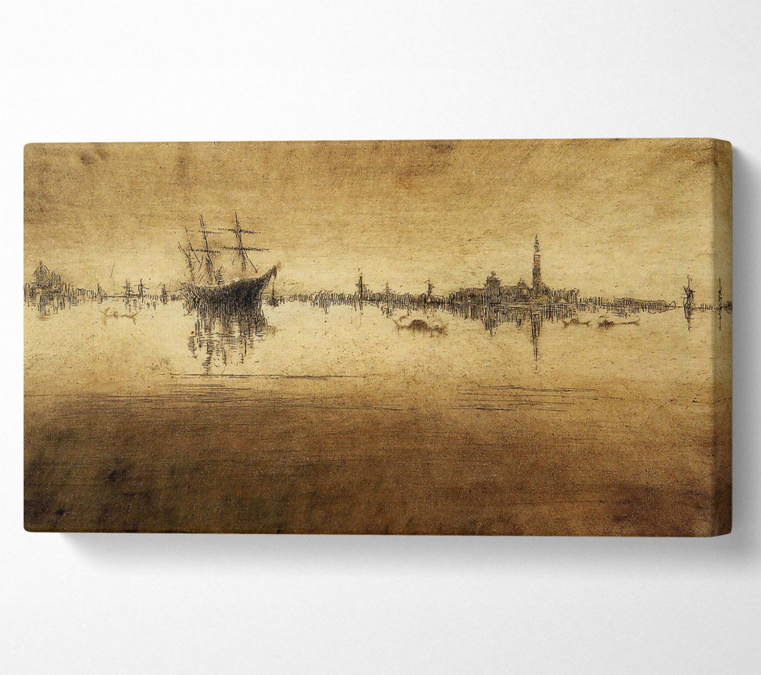  A Canvas Print of Whistler Nocturne 2 Canvas Wall Art