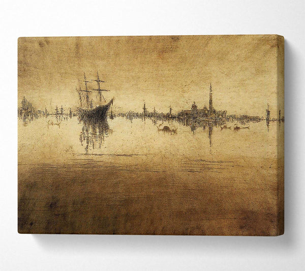  A Canvas Print of Whistler Nocturne 2 Canvas Wall Art