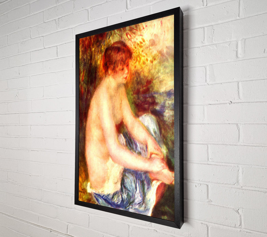  A Canvas Print of Renoir Nude In Blue Canvas Wall Art