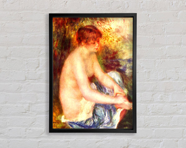 Renoir Nude In Blue Framed Print