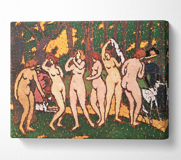  A Canvas Print of Joseph Rippl-Ronai Nudes In The Park Canvas Wall Art