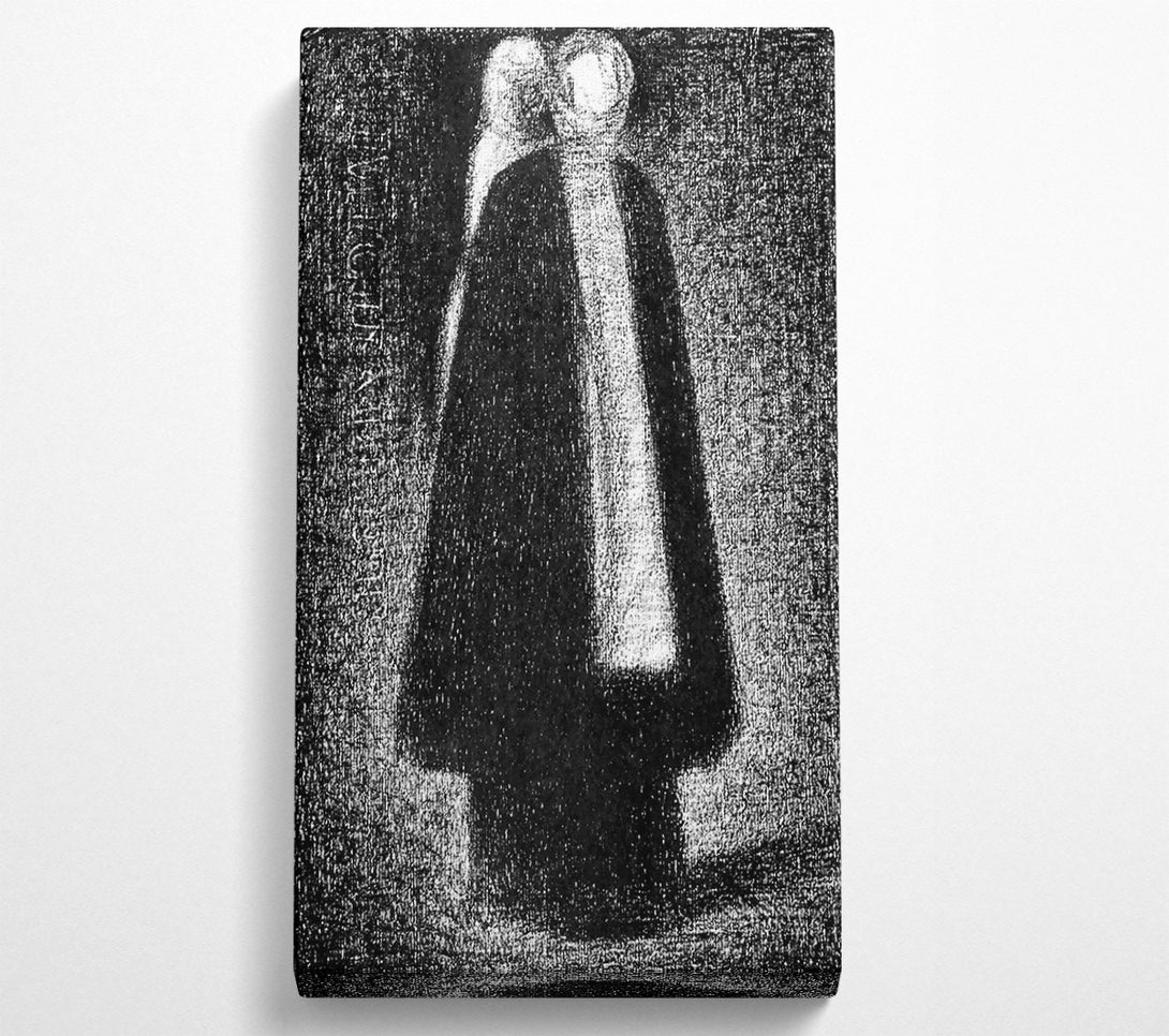  A Canvas Print of Seurat Nurse Canvas Print