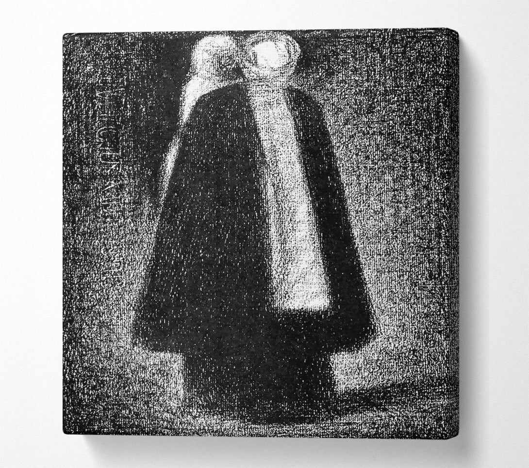  A Canvas Print of Seurat Nurse Canvas Print