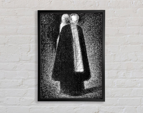 Seurat Nurse Framed Print