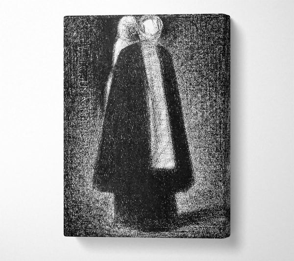  A Canvas Print of Seurat Nurse Canvas Print