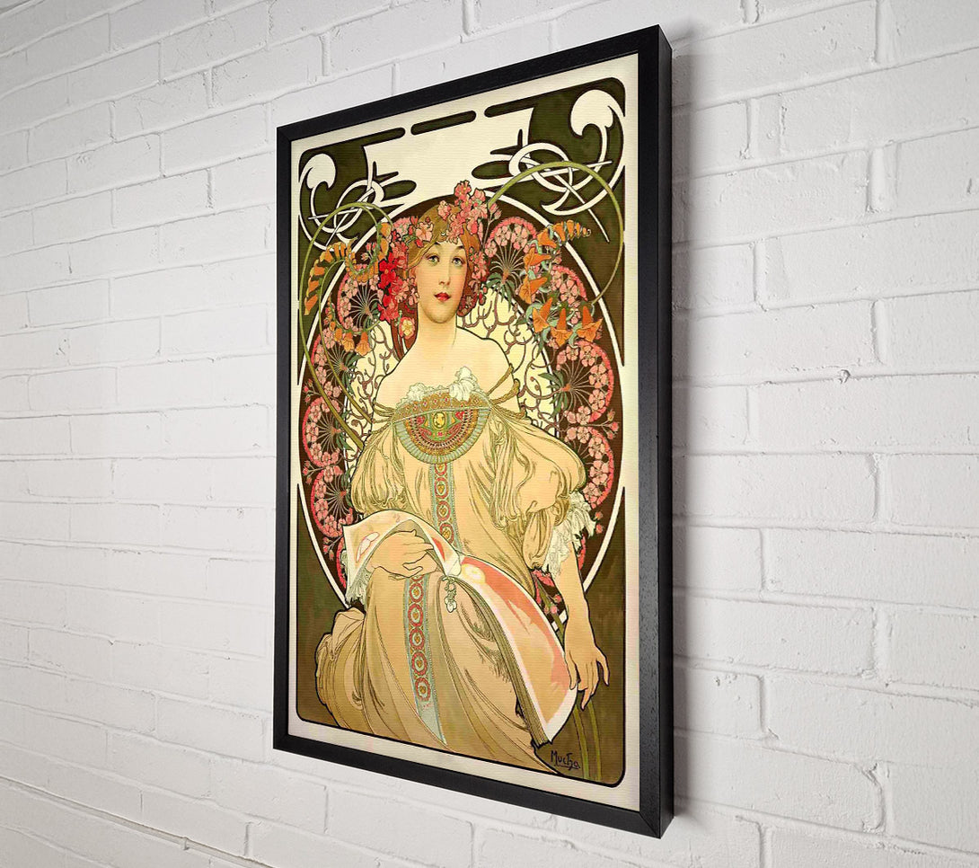  A Canvas Print of Alphonse Mucha Obraz Canvas Print