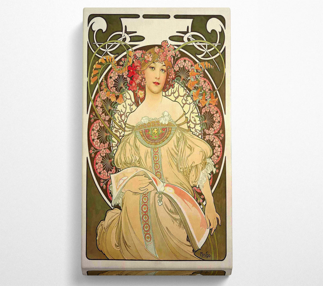  A Canvas Print of Alphonse Mucha Obraz Canvas Print