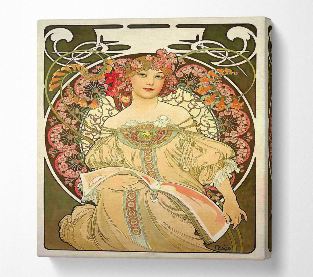  A Canvas Print of Alphonse Mucha Obraz Canvas Print