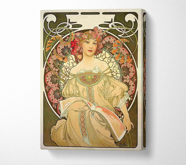  A Canvas Print of Alphonse Mucha Obraz Canvas Print