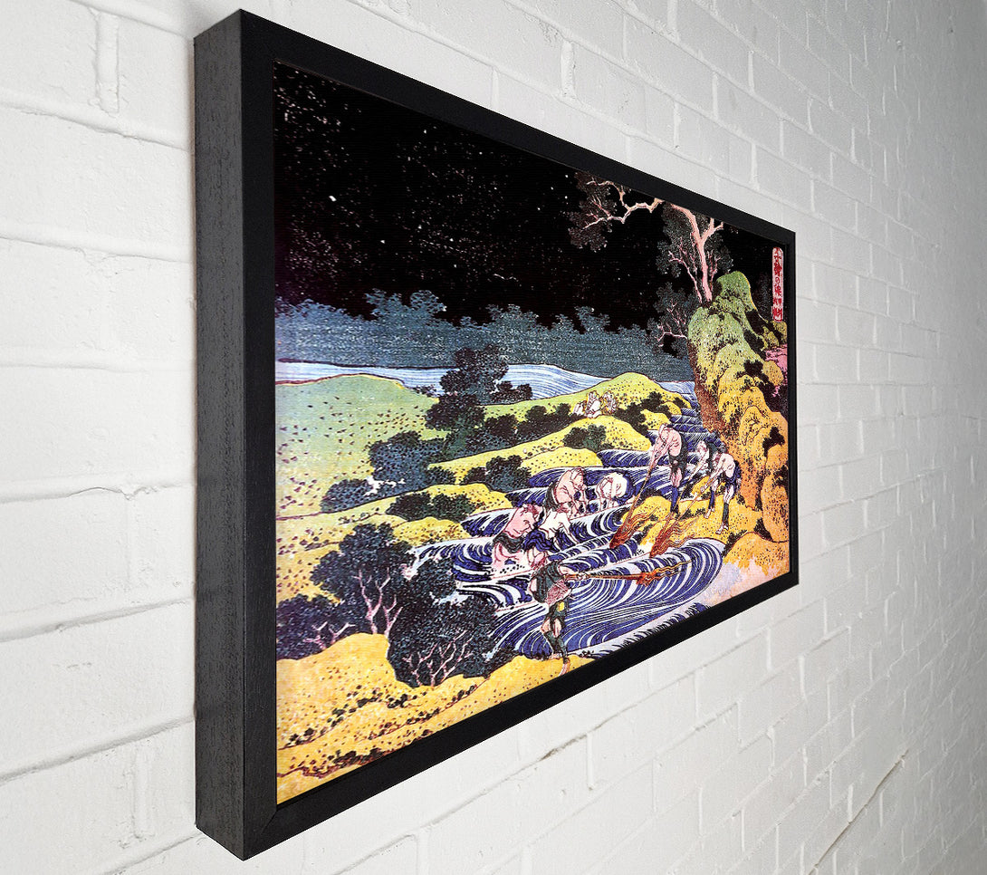  A Canvas Print of Hokusai Ocean Landscape Canvas Print