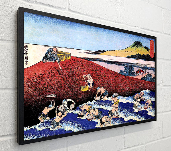 Hokusai Ocean Landscape With Fishermen