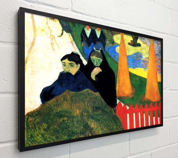 Gauguin Old Maids In A Winter Garden Arles