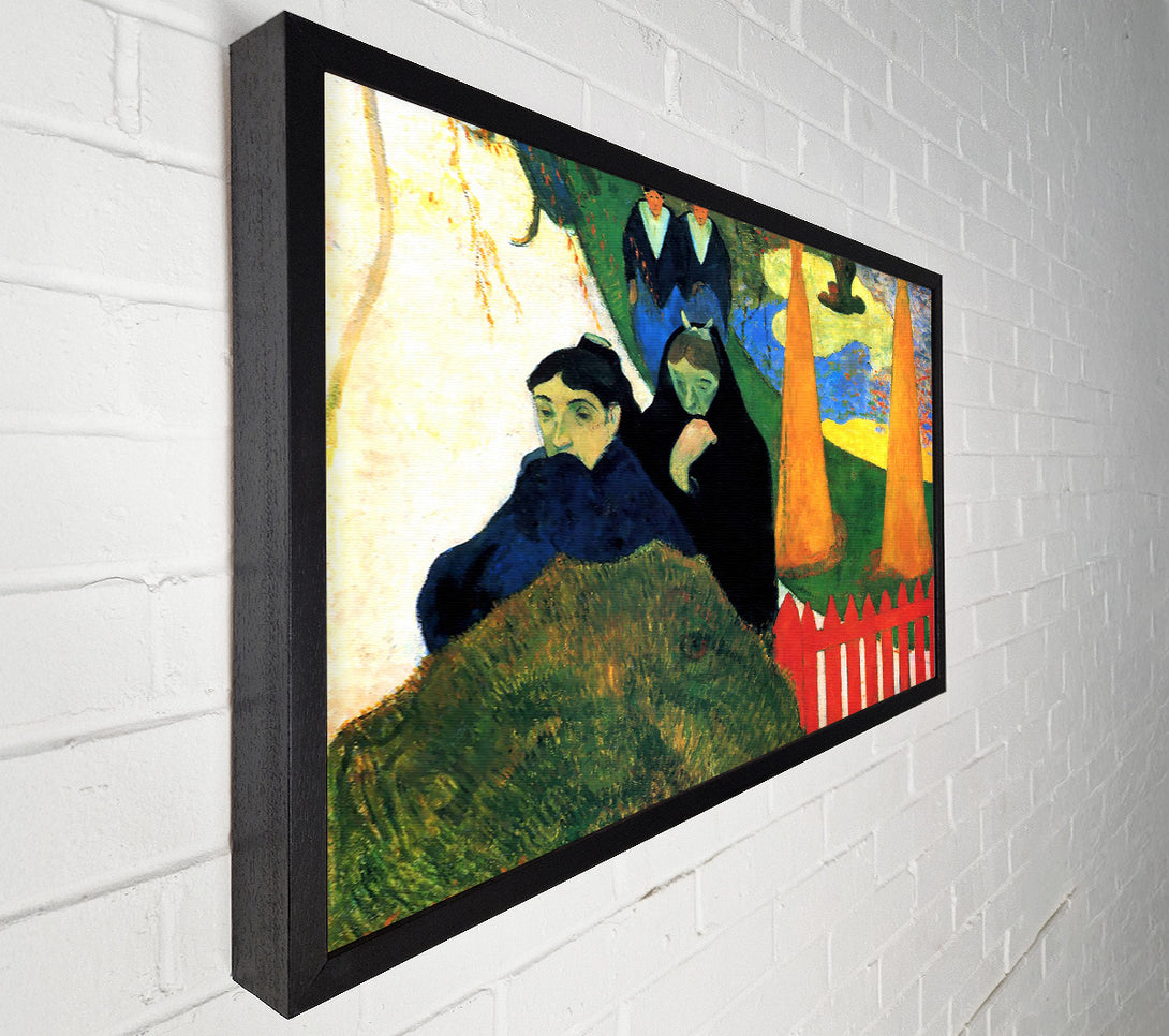  A Canvas Print of Gauguin Old Maids In A Winter Garden Arles Canvas Print