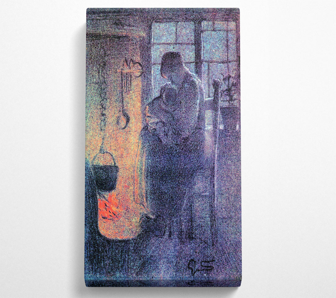  A Canvas Print of Segantini Orphans Canvas Art